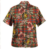 Brown of Castledean (Broun of Castledean) Ancient Tartan Clan Crest Badge Aloha Hawaiian Shirt Tropical Old Style NP35 Brown of Castledean (Broun of Castledean) Ancient Tartan Tartan Today